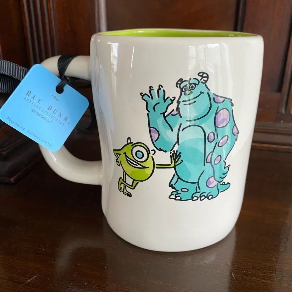 Rae Dunn Monster Inc Disney Pixar The Scream Team Mug NWT